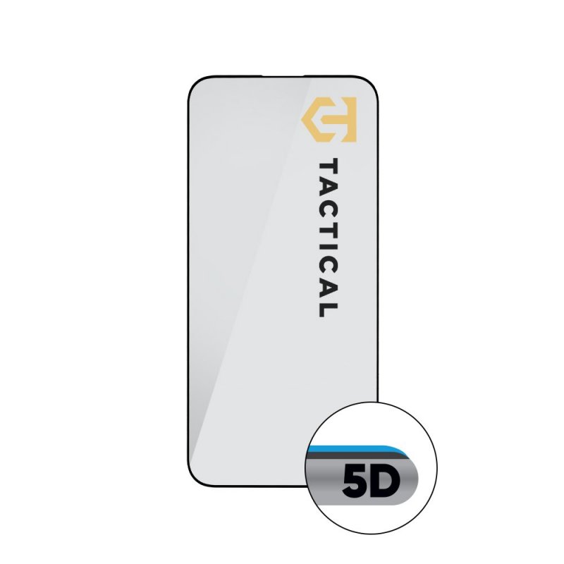 Tactical Glass Shield 5D sklo pro Apple iPhone 15 Pro Black - obrázek produktu