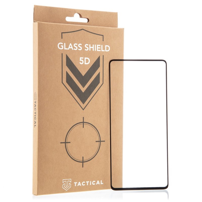 Tactical Glass Shield 5D sklo pro Xiaomi Redmi Note 13 Pro+ 5G Black - obrázek produktu