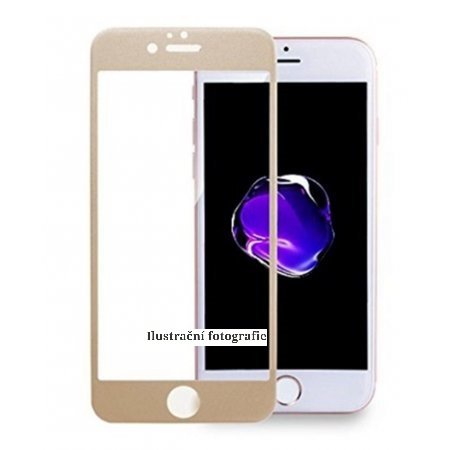 5D tvrzené sklo Apple iPhone 7/ 8 Gold (FULL GLUE) - obrázek produktu