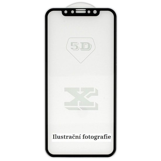 5D tvrzené sklo iPhone XS Max Black(FULL GLUE) - obrázek produktu