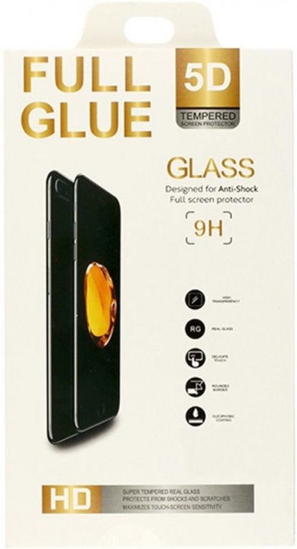 5D tvrzené sklo Apple iPhone 11 Black (FULL GLUE) - obrázek produktu
