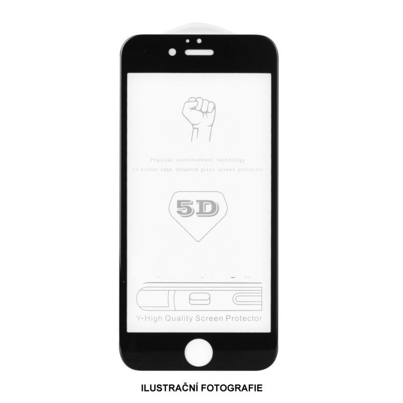 5D tvrzené sklo Samsung S20 Black (FULL GLUE) - obrázek produktu
