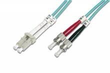 Optický patch kabel duplex LC-ST 50/ 125 MM 3m OM3 - obrázek produktu