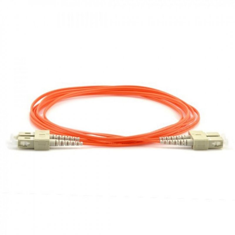 Optický patch cord duplex  SC-SC 50/ 125 1m MM OM4 - obrázek produktu