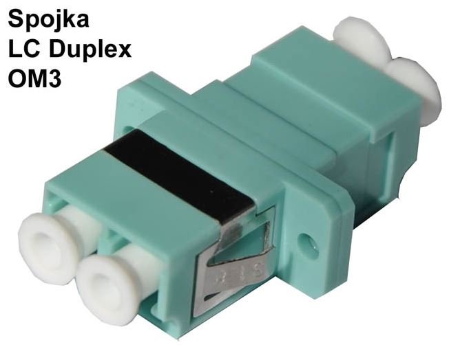 Optická spojka LC multi mode duplex OM3 - obrázek produktu