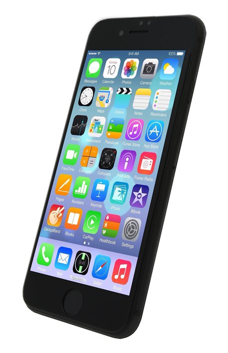 Screenshield™ Apple iPhone 7 Tempered Glass protection display (full COVER BLACK metalic frame) - obrázek produktu