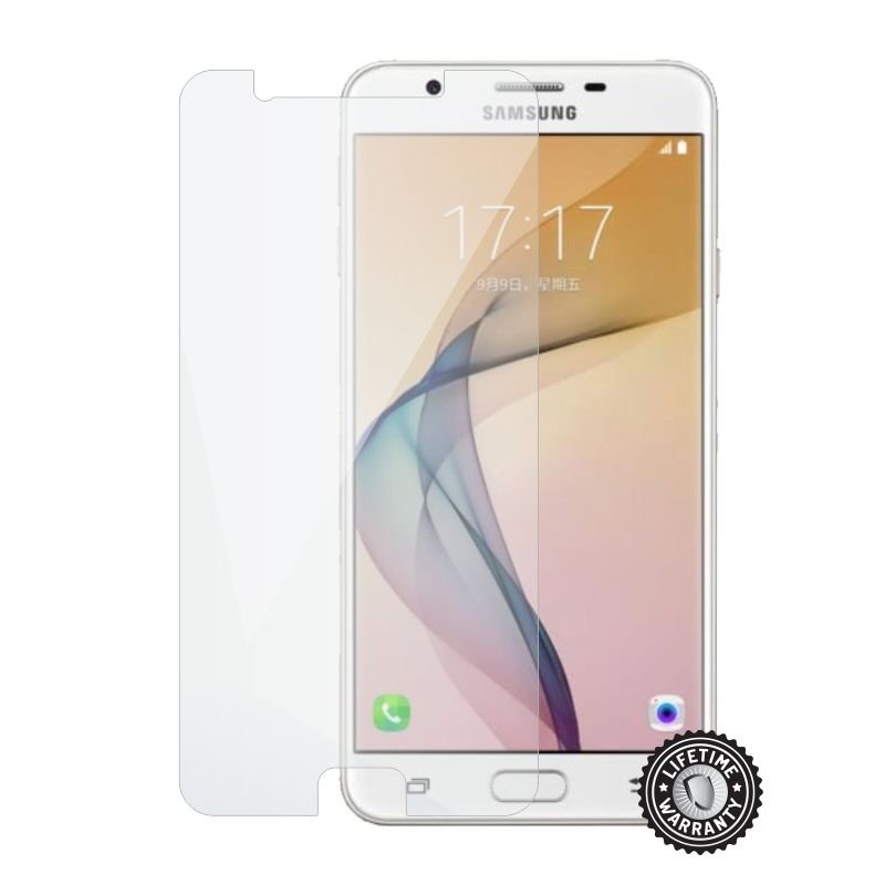 Screenshield™ Temperované sklo SAMSUNG A520 Galaxy A5 (2017) (full COVER WHITE metalic frame) - obrázek produktu