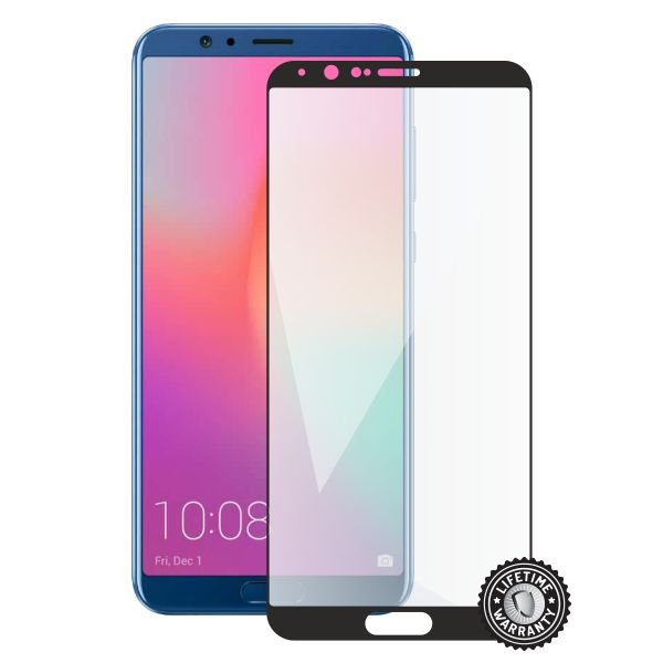 Screenshield HUAWEI Honor View 10 Tempered Glass protection (full COVER black) - obrázek produktu