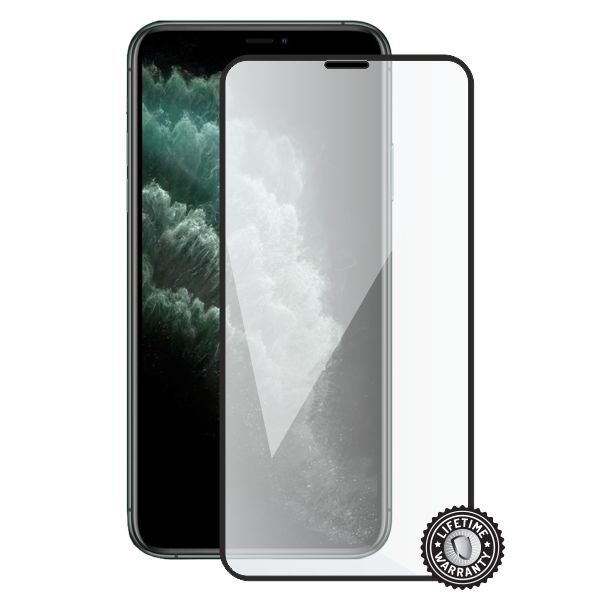 Screenshield APPLE iPhone 11 Pro Max Tempered Glass protection (full COVER black) - obrázek produktu
