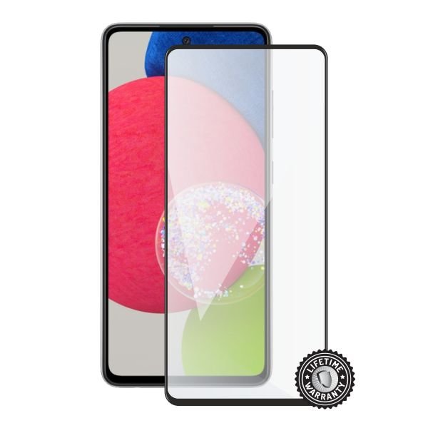 Screenshield SAMSUNG A528 Galaxy A52s 5G (full COVER black) Tempered Glass Protection - obrázek produktu