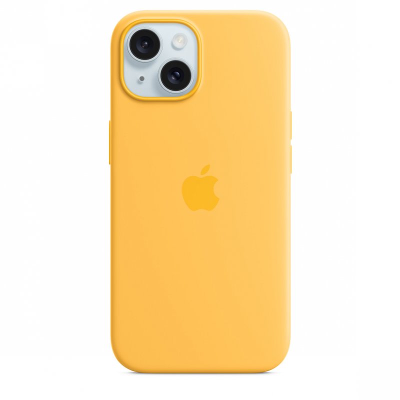 iPhone 15+ Silicone Case with MS - Sunshine - obrázek produktu