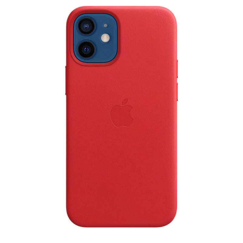 iPhone 12 mini Leather Case with MagSafe (P.)RED - obrázek produktu