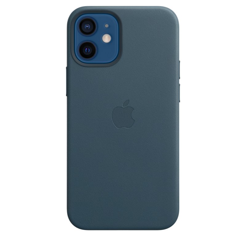 iPhone 12 mini Leather Case with MagSafe B.Blue - obrázek produktu