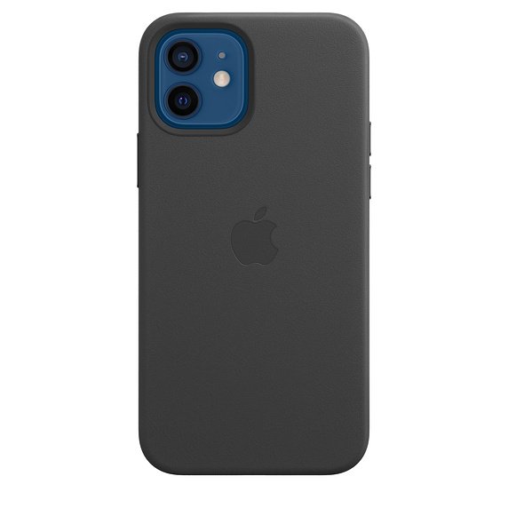 iPhone 12/ 12 Pro Leather Case with MagSafe Black - obrázek produktu