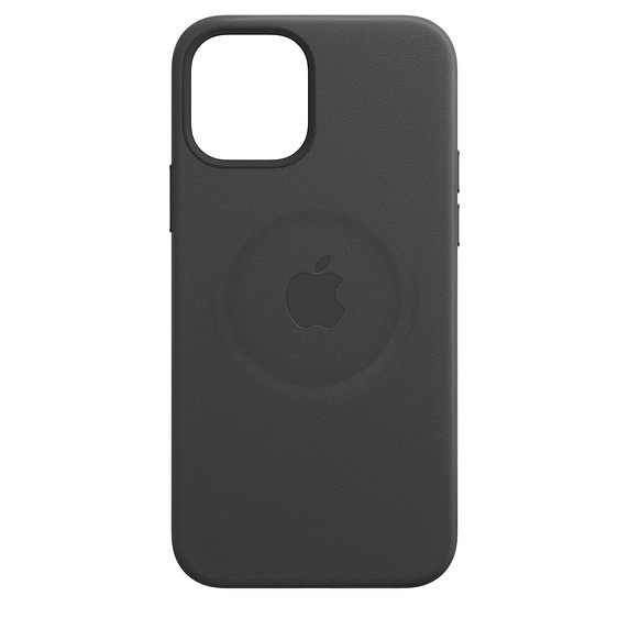 iPhone 12/ 12 Pro Leather Case with MagSafe Black - obrázek č. 1