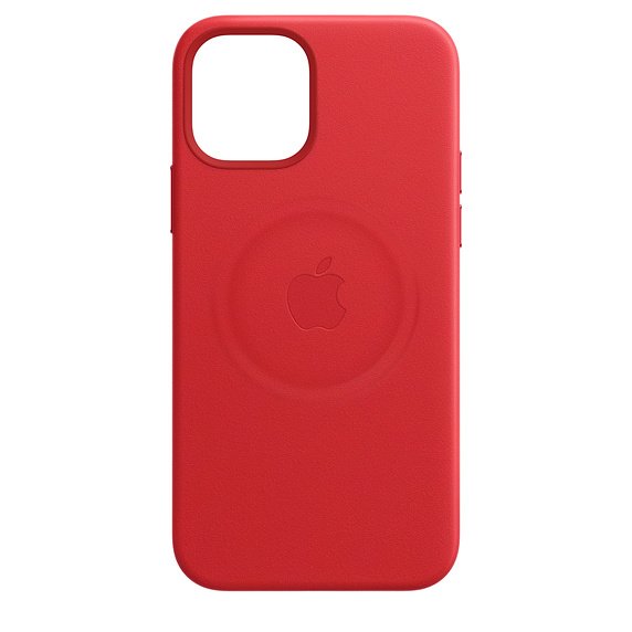 iPhone 12 Pro Max Leather Case wth MagSafe (P.)RED - obrázek č. 1