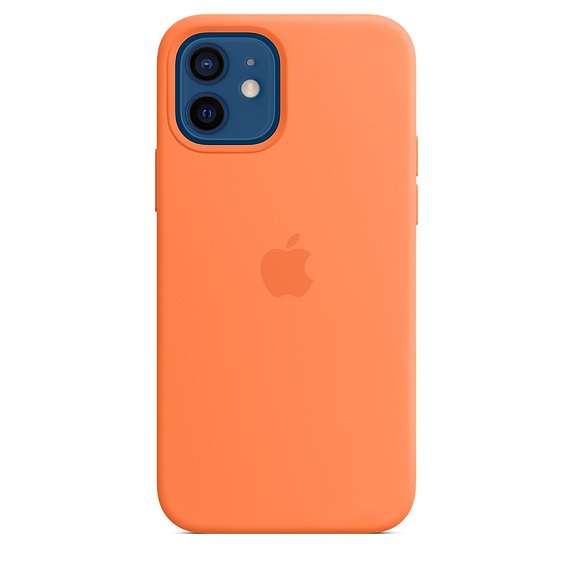 iPhone 12/ 12 Pro Silicone Case w MagSafe Kumq./ SK - obrázek produktu