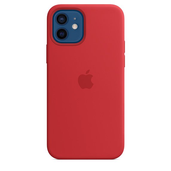iPhone 12/ 12 Pro Silicone Case w MagSafe (P)RED/ SK - obrázek produktu