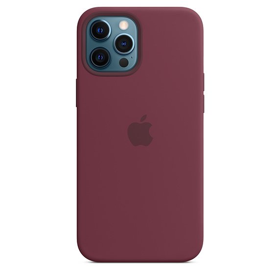 iPhone 12 Pro Max Silicone Case MagSafe Plum - obrázek produktu