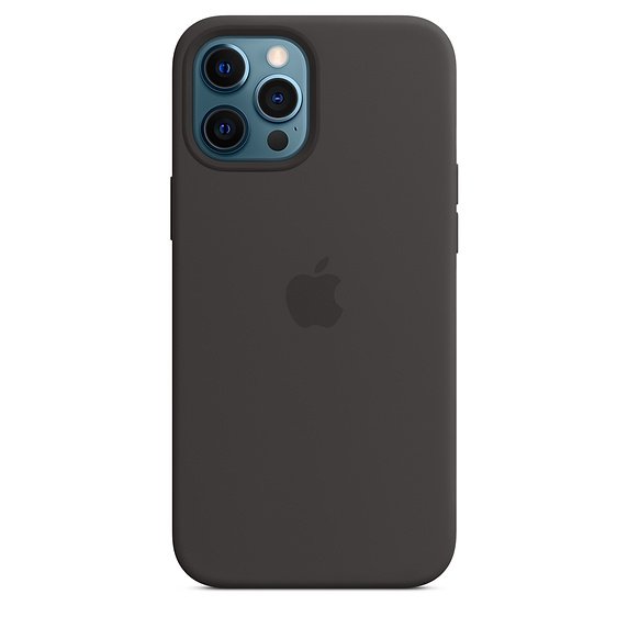 iPhone 12 Pro Max Silicone Case MagSafe Black - obrázek produktu
