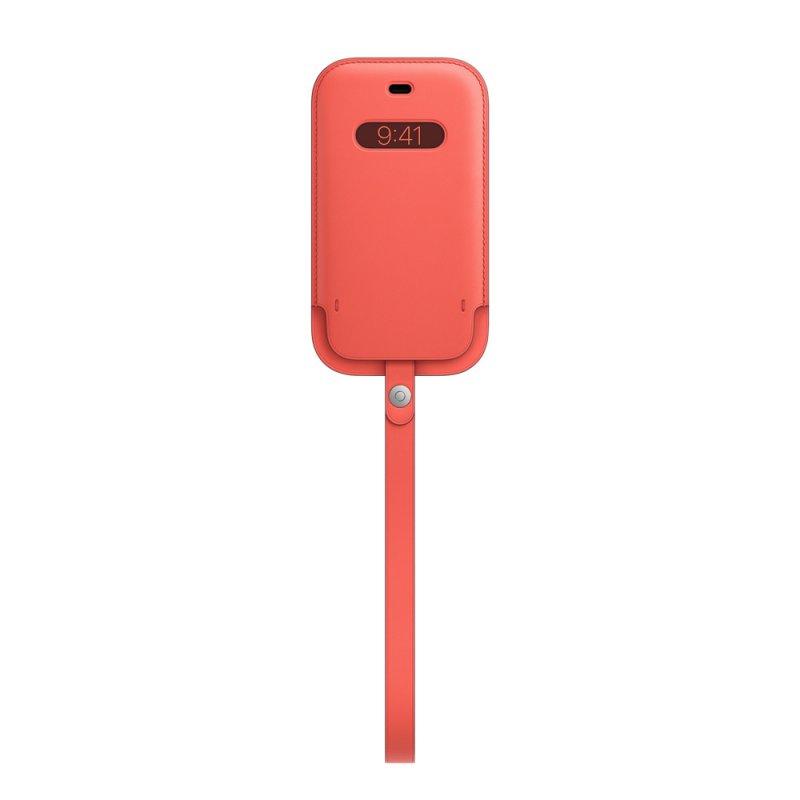 iPhone 12 mini Leather Sleeve wth MagSafe P.Citrus - obrázek produktu