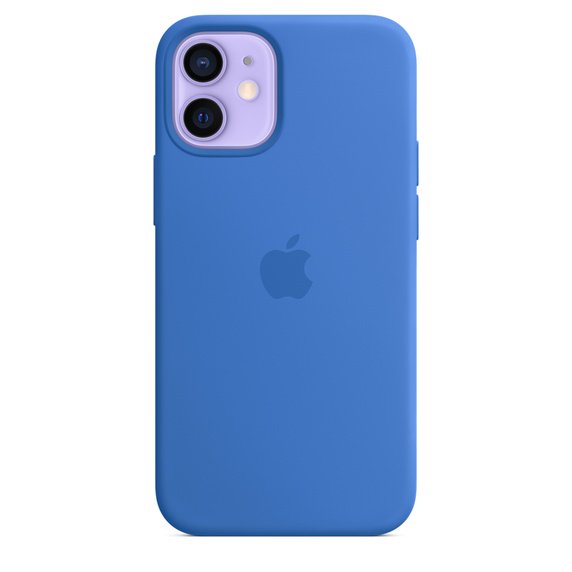 iPhone 12 mini Silicone Case wth MagSafe C.Blue - obrázek produktu
