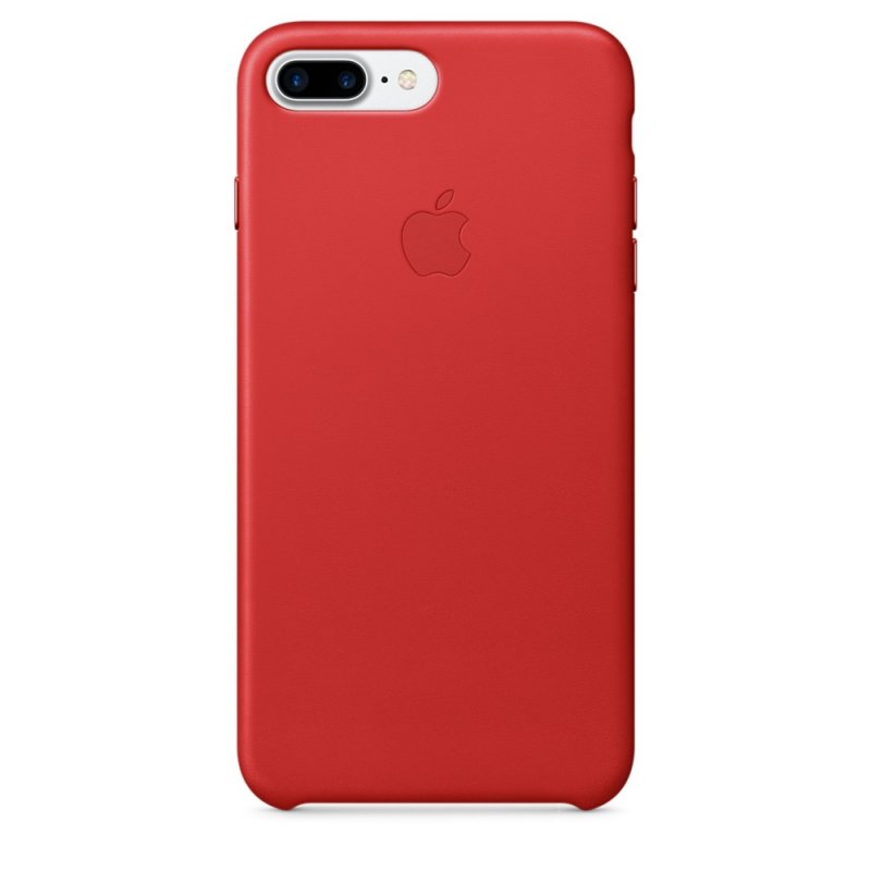iPhone 7 Plus Leather Case - Red - obrázek produktu