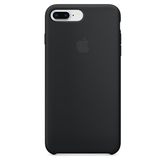 iPhone 8 Plus /  7 Plus Silicone Case - Black - obrázek č. 1