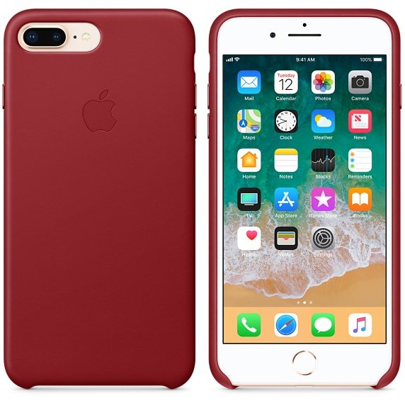 iPhone 8 Plus /  7 Plus Leather Case - (PRODUCT)RED - obrázek produktu