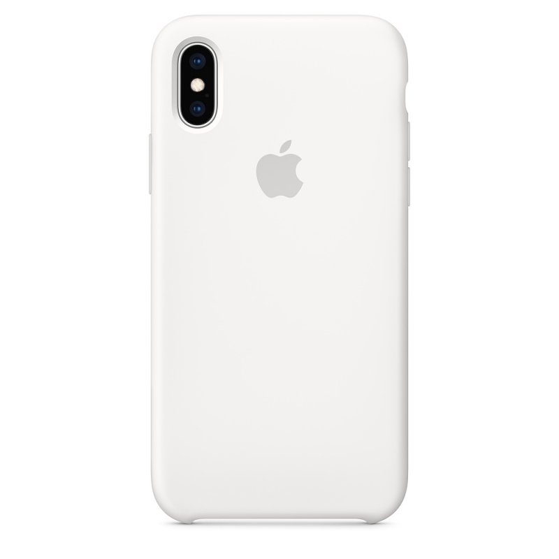 iPhone XS Max Silicone Case - White /  SK - obrázek produktu