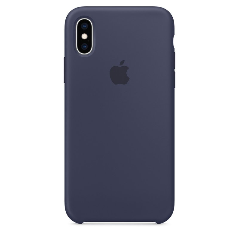 iPhone XS Max Silicone Case - Midnight Blue - obrázek produktu