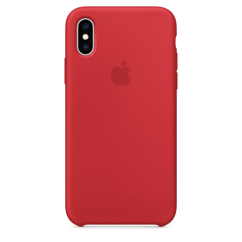 iPhone XS Max Silicone Case - (PRODUCT)RED - obrázek produktu