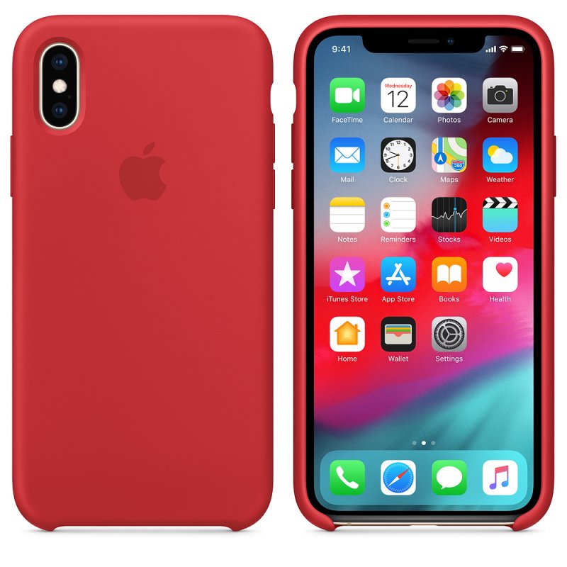 iPhone XS Max Silicone Case - (PRODUCT)RED - obrázek č. 1