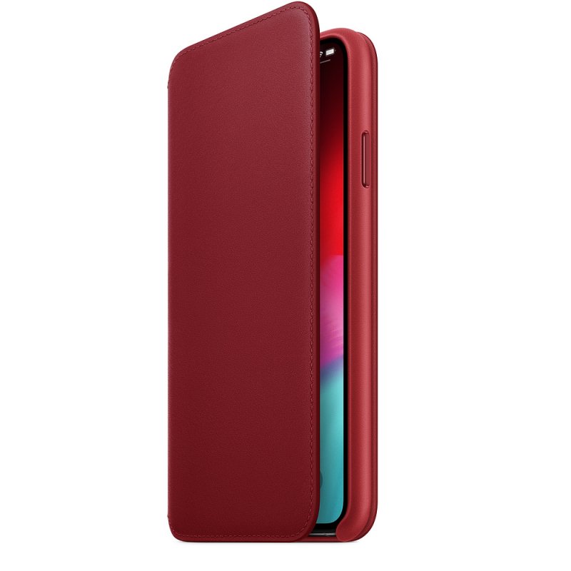 iPhone XS Max Leather Folio - (PRODUCT)RED - obrázek č. 2