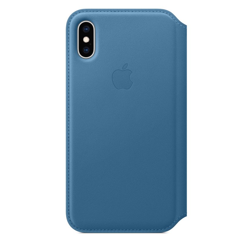 iPhone XS Max Leather Folio - Cape Cod Blue - obrázek produktu