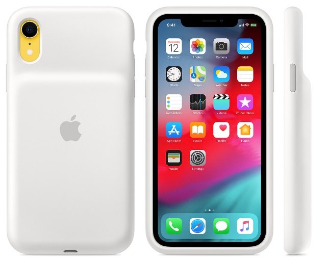 iPhone XR Smart Battery Case - White - obrázek produktu