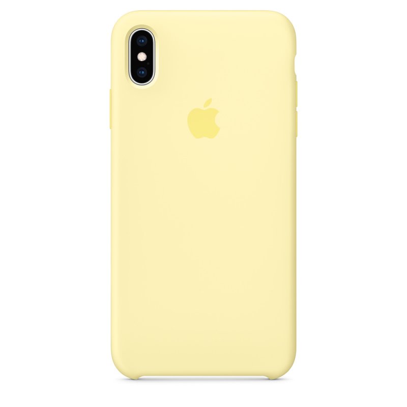 iPhone XS Max Silicone Case - Mellow Yellow - obrázek produktu