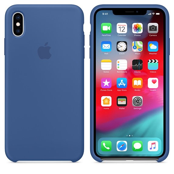 iPhone XS Max Silicone Case - Delft Blue - obrázek produktu