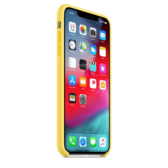 iPhone XS Max Silicone Case - Canary Yellow - obrázek č. 2