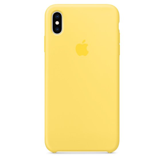 iPhone XS Max Silicone Case - Canary Yellow - obrázek produktu