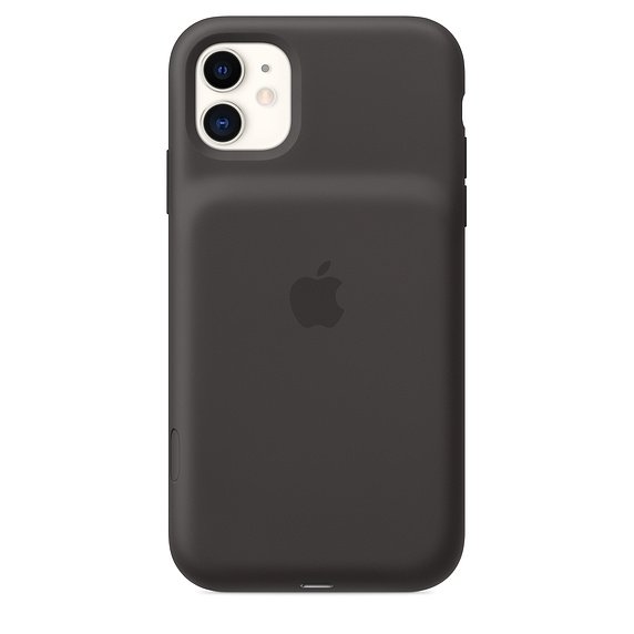 iPhone 11 Sm. Battery Case - WL Charging - Black - obrázek produktu