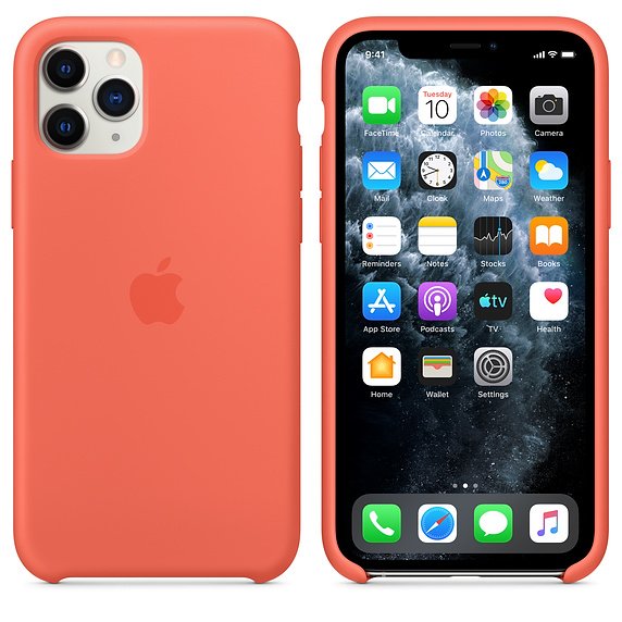 iPhone 11 Pro Silicone Case - Clementine (Orange) - obrázek č. 2