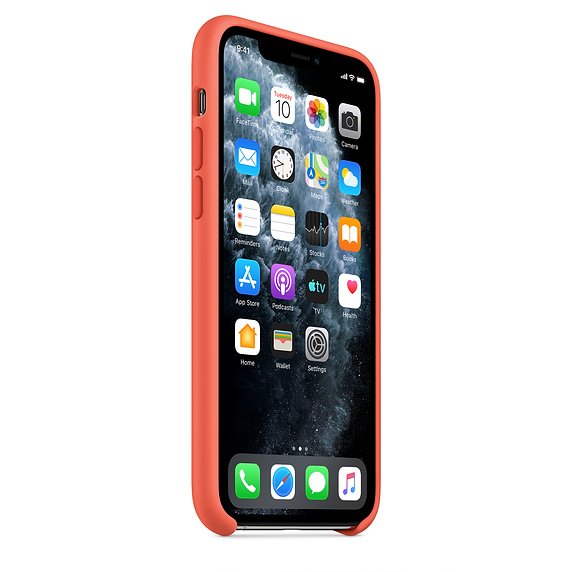 iPhone 11 Pro Silicone Case - Clementine (Orange) - obrázek č. 1