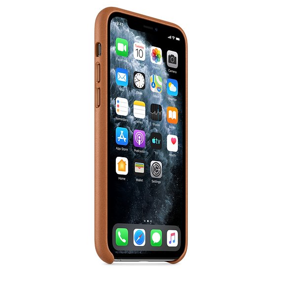 iPhone 11 Pro Max Leather Case - Saddle Brown - obrázek č. 1