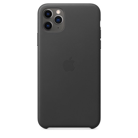 iPhone 11 Pro Max Leather Case - Black /  SK - obrázek produktu