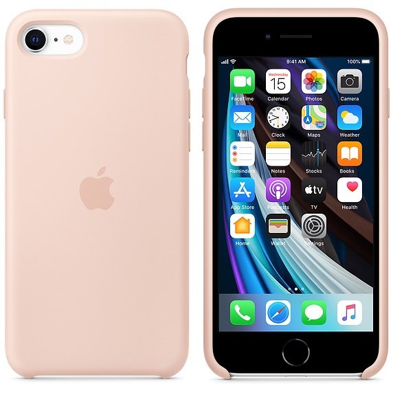 iPhone SE Silicone Case - Pink Sand - obrázek č. 1
