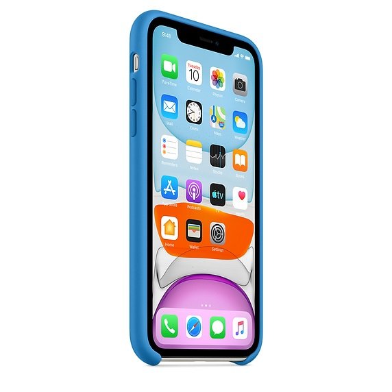 iPhone 11 Silicone Case - Surf Blue - obrázek č. 2