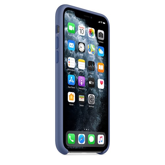 iPhone 11 Pro Silicone Case - Linen Blue - obrázek č. 2