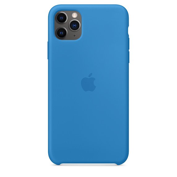 iPhone 11 Pro Max Silicone Case - Surf Blue - obrázek produktu