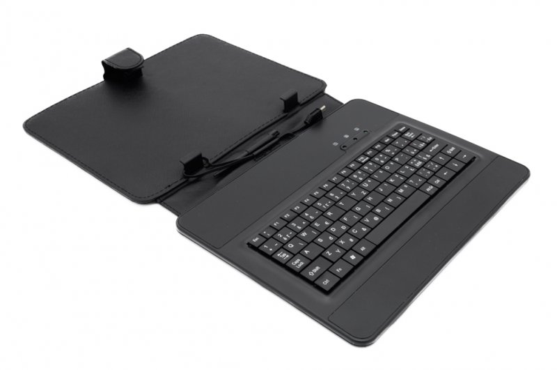 AIREN AiTab Leather Case 3 with USB Keyboard 9,7" BLACK (CZ/ SK/ DE/ UK/ US.. layout) - obrázek produktu